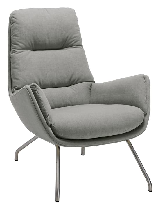 ANDRES Fauteuil ANDRES Fauteuil 402452307081 Dimensions L: 83.0 cm x P: 87.0 cm x H: 96.0 cm Couleur Gris clair Photo no. 1