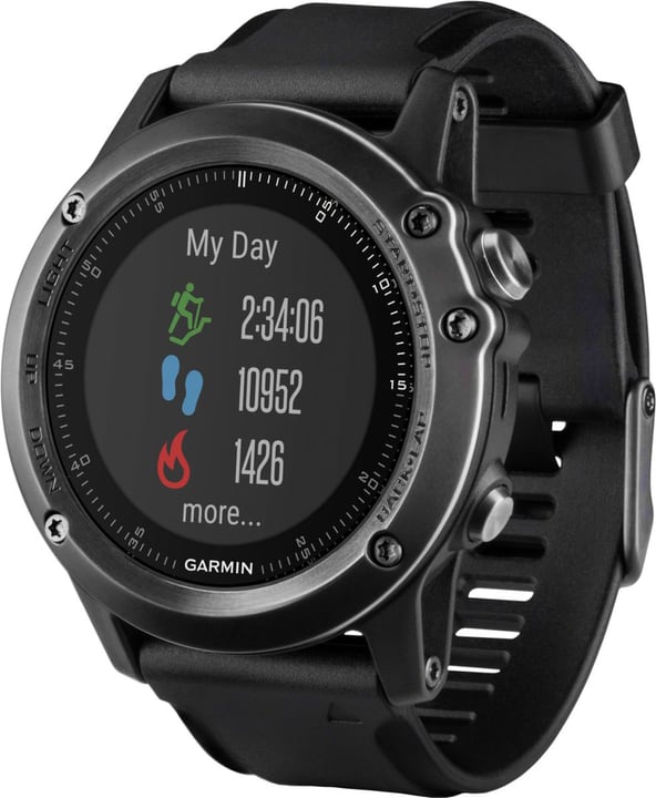 Garmin Fenix 3 HR Saphir Gris/Noir Smartwatch Fenix 3 HR Saphir Gris/Noir Smartwatch Garmin 798432200000 Photo no. 1