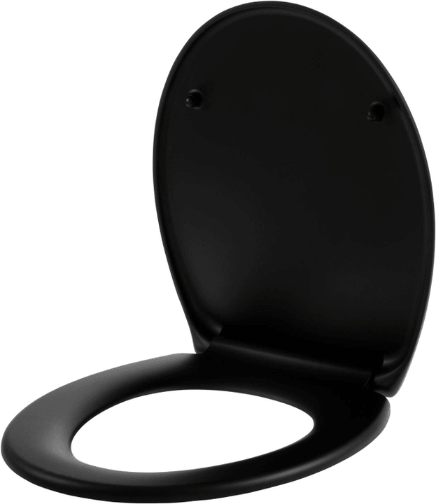 COCON Sedile per wc in Duroplast con chiusura morbida nero opaco