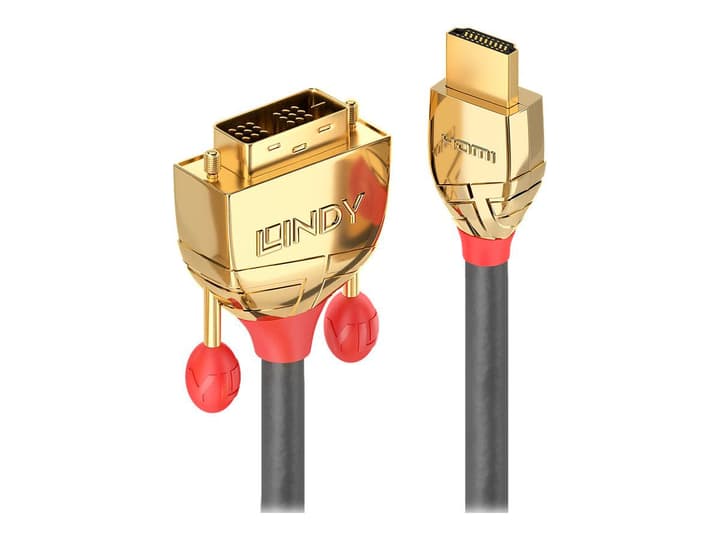 LINDY HDMI - DVI Cavo, Gold Line 3m Cavo HDMI - DVI Cavo, Gold Line 3m Cavo LINDY 785300141570 N. figura 1