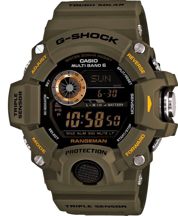 G-Shock Casio GW-9400-3ER Orologi verde Orologio Casio GW-9400-3ER Orologi verde Orologio G-Shock 785300124002 N. figura 1