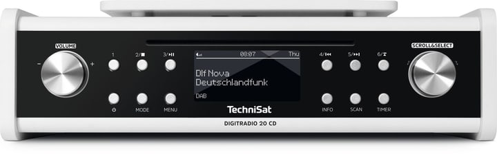 Technisat DigitRadio 20 CD - Weiss Radio DAB+ DigitRadio 20 CD - Weiss Radio DAB+ Technisat 785300139510 Photo no. 1