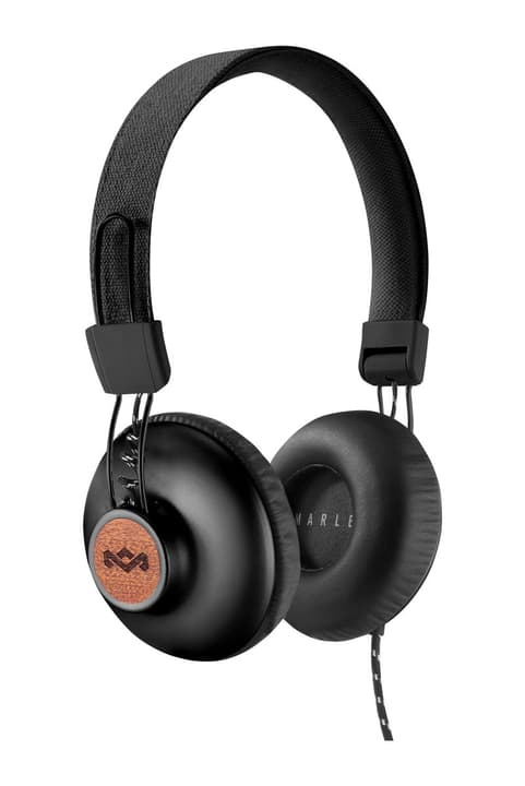 House of Marley Positive Vibration 2.0 - Signature Black Cuffie On-Ear Positive Vibration 2.0 - Signature Black Cuffie On-Ear House of Marley 785300132123 N. figura 1