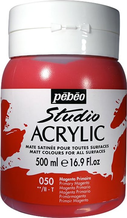 Pebeo Pébéo High Viscosity Studio 500ml Pébéo High Viscosity Studio 500ml Pebeo 663534271050 Couleur Magenta Primaire Photo no. 1