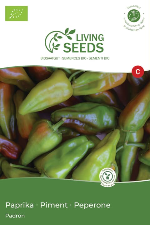 Image of Living Seeds Paprika de Padrón Gemüsesamen