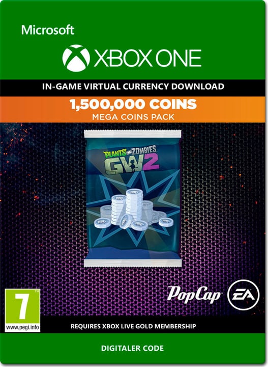 Xbox One - Plants vs. Zombies Garden Warfare 2: 1,500,000 Coins Download (ESD) Xbox One - Plants vs. Zombies Garden Warfare 2: 1,500,000 Coins Download (ESD) 785300138645 N. figura 1