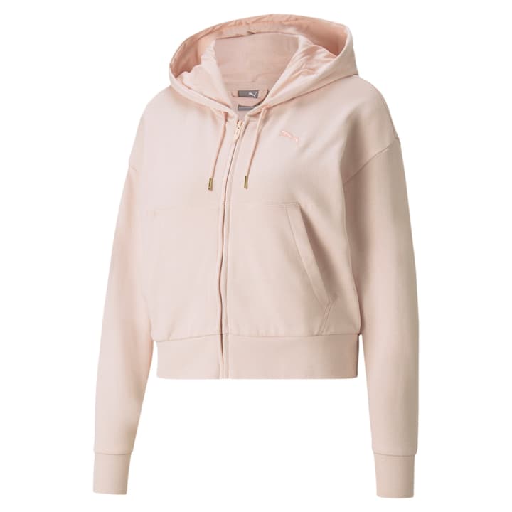 Image of Puma HER Full-Zip Hoodie TR Kapuzenjacke rosa bei Migros SportXX
