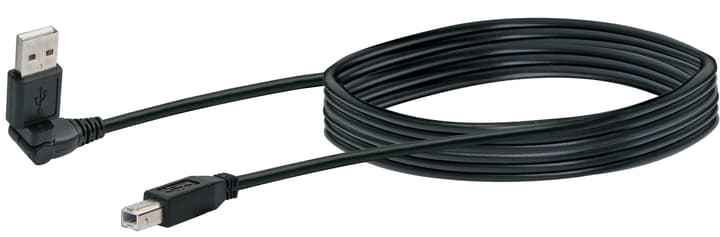 Image of Schwaiger Kabel USB 2.0 3m schwarz, TypA 360° / TypB 3 m USB-Kabel