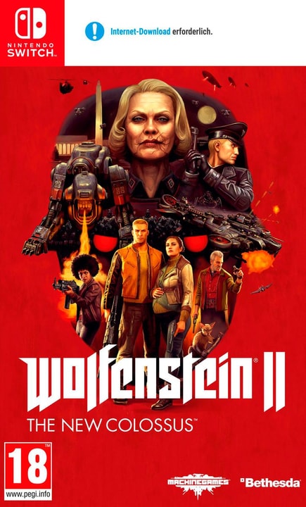 Switch - Wolfenstein II: The New Colossus (D) Physique (Box) Switch - Wolfenstein II: The New Colossus (D) Physique (Box) 785300135392 Photo no. 1