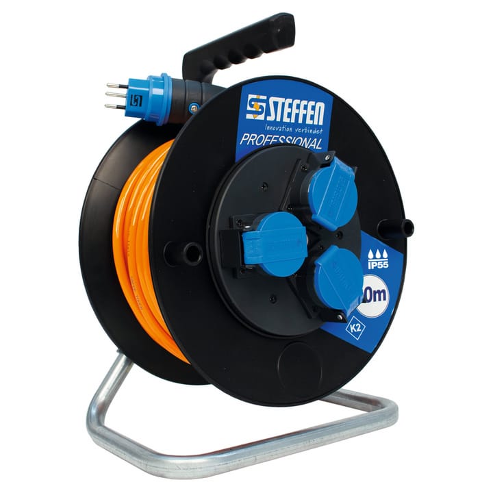 Image of Steffen Kunststoff Kabelrolle PROFESSIONAL 3xT13 IP55 EPR-PUR 3x1.5mm2 30m bei Do it + Garden von Migros