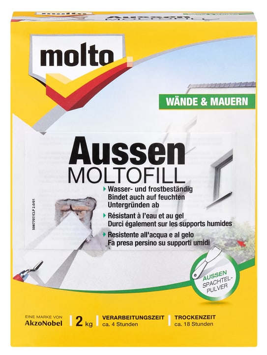 Image of Molto Spachtelpulver 2 kg Spachtelmasse