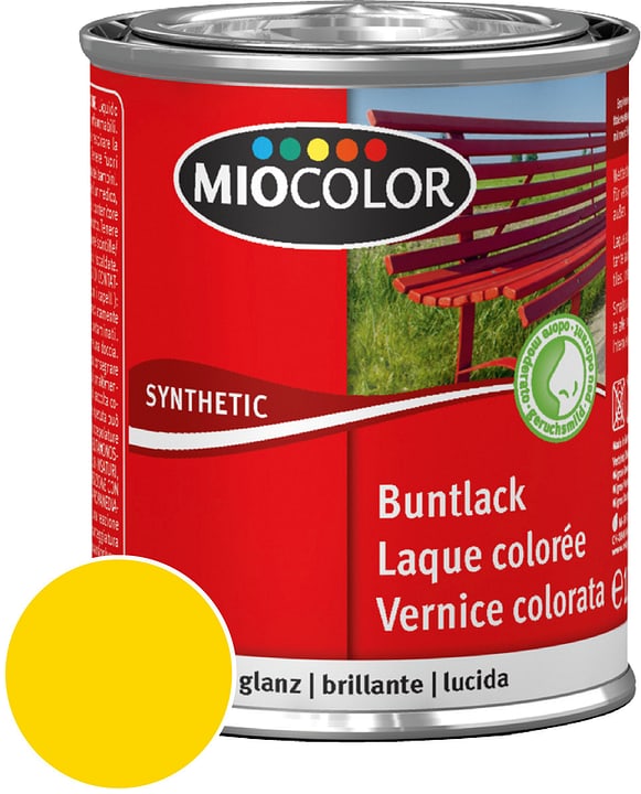 Image of Miocolor Synthetic Buntlack glanz Rapsgelb 125 ml bei Do it + Garden von Migros