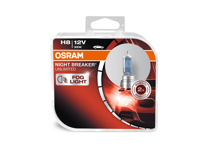 Image of Osram Night Breaker Unlimited H8 Duobox Autolampe