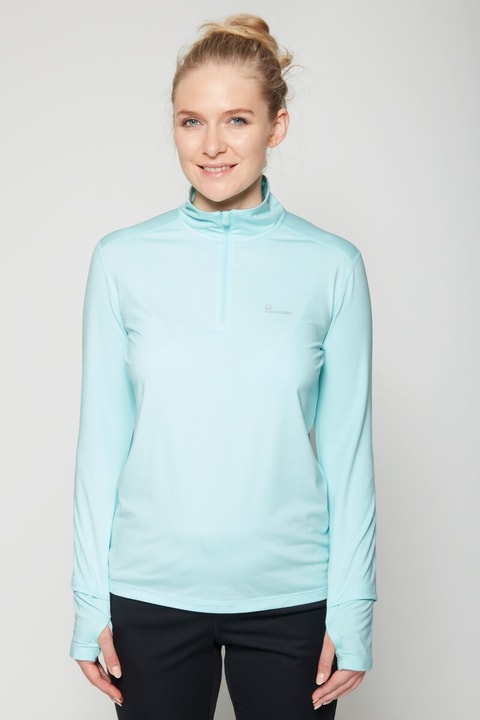 Image of Perform W Pullover 1/2-zip Laufpullover türkis bei Migros SportXX