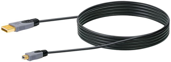 Image of Schwaiger Kabel USB 2.0 HQ 2m schwarz, TypA / TypB 2 m USB-Kabel bei Do it + Garden von Migros