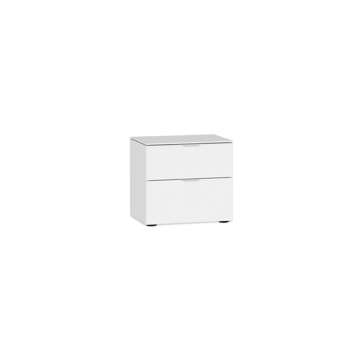 MILO Comoodino MILO Comoodino 364150100000 Colore bianco opaco Dimensioni L: 45.0 cm x P: 43.0 cm x A: 42.0 cm N. figura 1