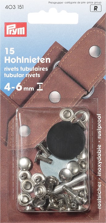 Image of Prym Hohlnieten 4-6 mm Ösen & Nieten