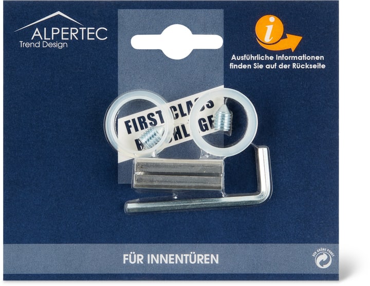 Image of Alpertec Tür Beschlag-Befestigungsset Türbeschlag Zubehör bei Do it + Garden von Migros