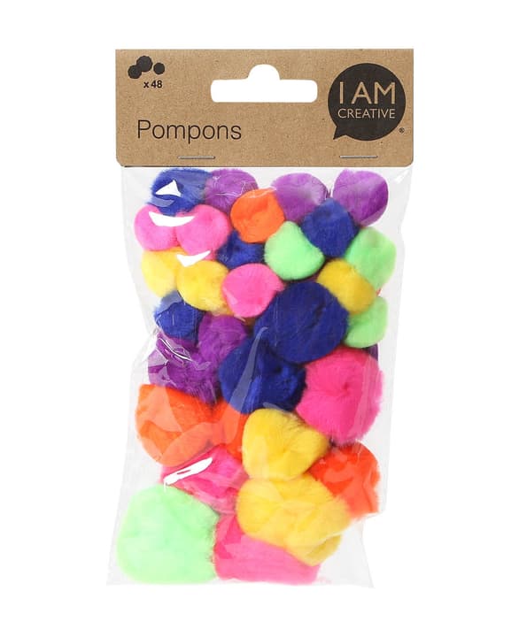 Image of Pompons, neon Mix, 48 Stk. bei Do it + Garden von Migros