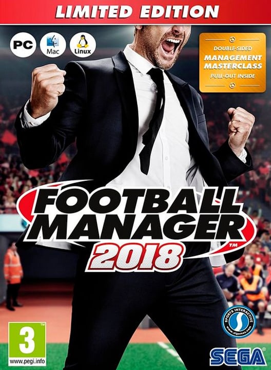 PC - Football Manager 2018 Limited Edition E Physique (Box) PC - Football Manager 2018 Limited Edition E Physique (Box) 785300130182 Photo no. 1