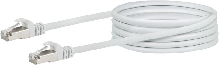 Schwaiger Cable de réseau Cat.6 S/FTP, 5m blanc Câble de réseau