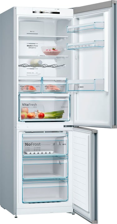 Bosch Serie 4 NoFrost Vario Style con pannello colorato intercambiabile Champagne Frigorifero / congelatore Serie 4 NoFrost Vario Style con pannello colorato intercambiabile Champagne Frigorifero / congelatore Bosch 785300137498 N. figura 1