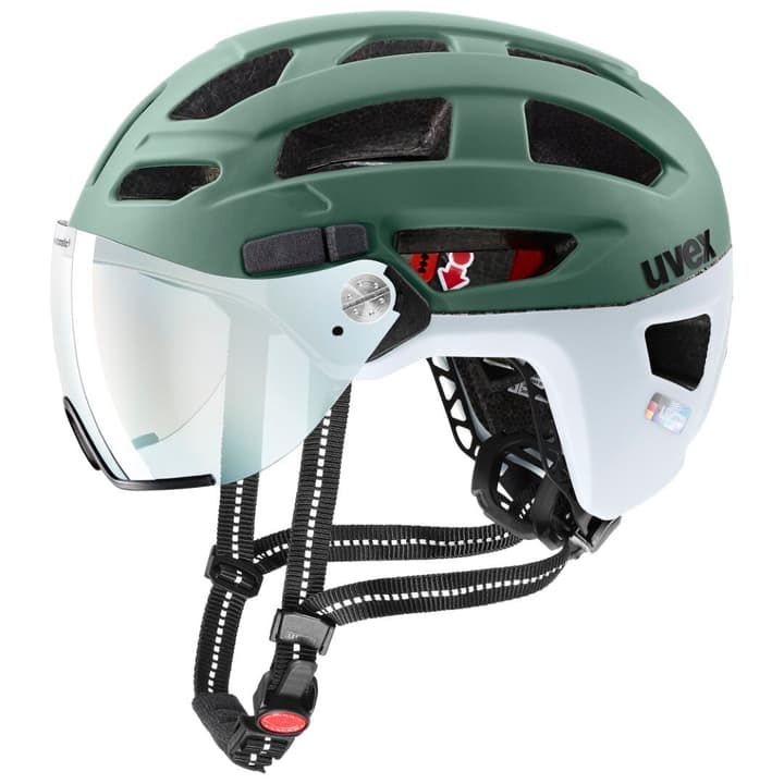Image of Uvex Finale visor vario Velohelm smaragd