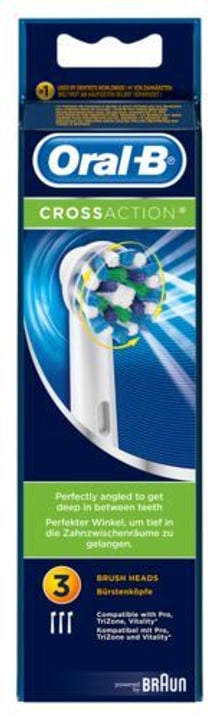 Testine Oral-B CrossAction 3pzi Testine Oral-B CrossAction 3pzi 9000031121 No. figura 1