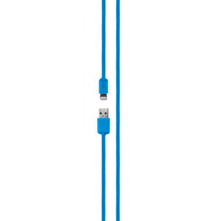XQISIT 17956 Cotton Charge & Sync Lightning bleu Câble 17956 Cotton Charge & Sync Lightning bleu Câble XQISIT 798202600000 Photo no. 1
