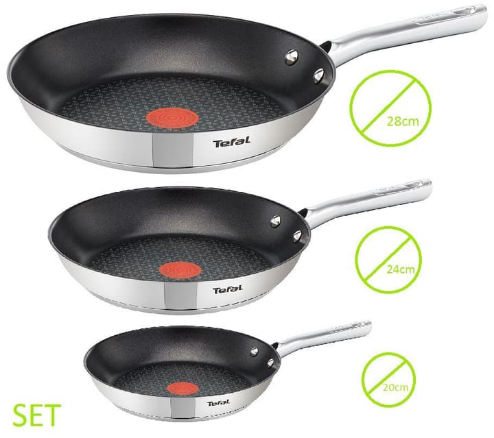 Tefal *Tefal DUETTO Pfannen-Set 3Tlg. 20/24/28 *Tefal DUETTO Pfannen-Set 3Tlg. 20/24/28 Tefal 71748610000018 Bild Nr. 1