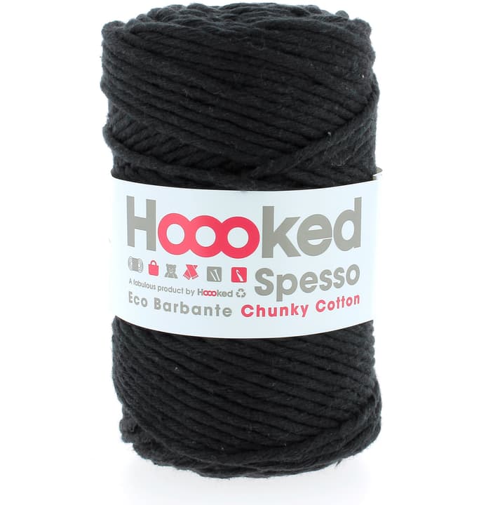 Hoooked Spesso Cotone Grosso, Noir