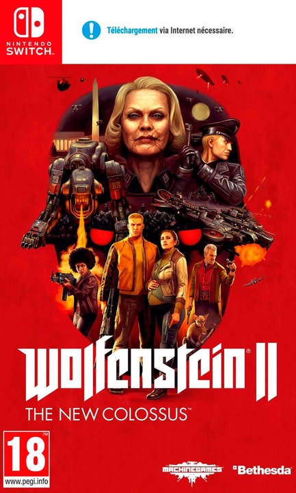 Switch - Wolfenstein II: The New Colossus (F) Box Switch - Wolfenstein II: The New Colossus (F) Box 785300135390 Bild Nr. 1