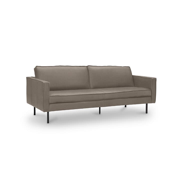 TEXADA canapé en cuir à 3 places TEXADA canapé en cuir à 3 places 360020026504 Dimensions L: 196.0 cm x P: 95.0 cm x H: 61.0 cm Couleur Gris foncé Photo no. 1
