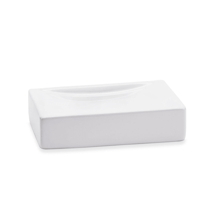 MEILO Porte-Savon MEILO Porte-Savon 374035000000 Couleur Blanc Dimensions L: 13.0 cm x P: 8.5 cm x H: 3.0 cm Photo no. 1