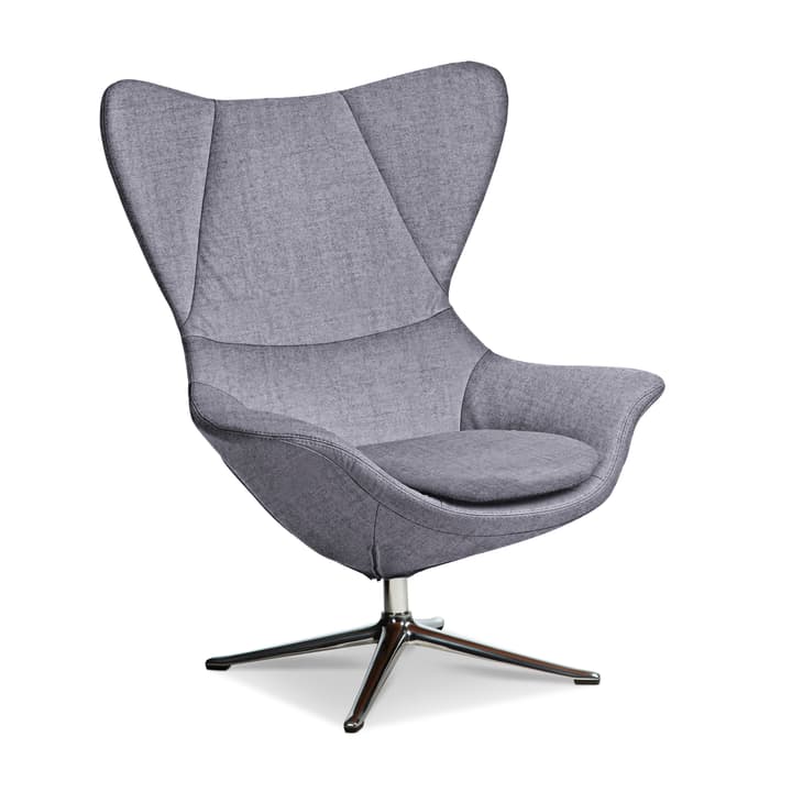 BAYA Fauteuil, pieds chrom BAYA Fauteuil, pieds chrom 360054475301 Dimensions L: 90.0 cm x P: 90.0 cm x H: 112.0 cm Couleur Gris clair Photo no. 1