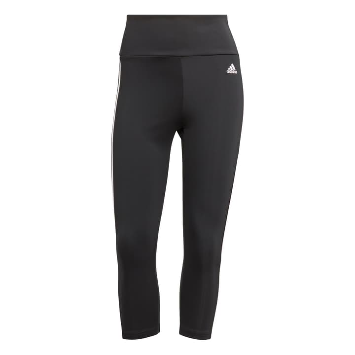 Image of Adidas W 3 Stripes High Rise 3/4 Sport Tight Fitnessleggings schwarz