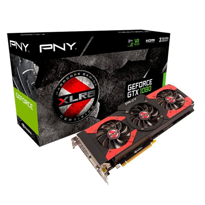 PNY Technologies GeForce GTX 1080 8GB XLR8 OC GAMING scheda grafica GeForce GTX 1080 8GB XLR8 OC GAMING scheda grafica PNY Technologies 785300126357 N. figura 1