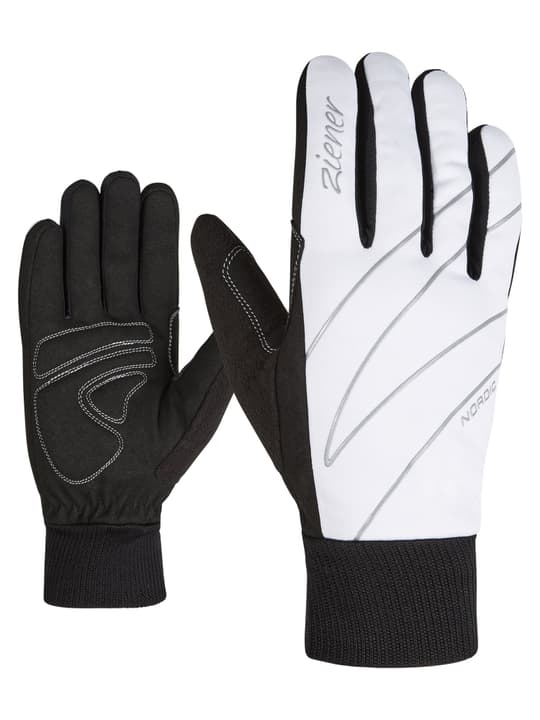 Image of Ziener Unica lady glove crosscountry Langlaufhandschuhe weiss