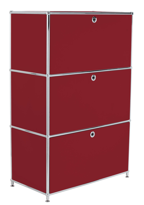 FLEXCUBE Buffet alto FLEXCUBE Buffet alto 401808700030 Dimensioni L: 77.0 cm x P: 40.0 cm x A: 118.0 cm Colore Rosso N. figura 1