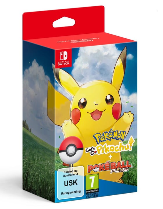 Nintendo Pokémon: Let’s Go, Pikachu! + Pokéball Plus Box Pokémon: Let’s Go, Pikachu! + Pokéball Plus Box Nintendo 785300137070 N. figura 1