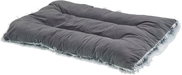 Image of Beliani Tierbett Samtstoff grau 60 x 45 cm ERGANI