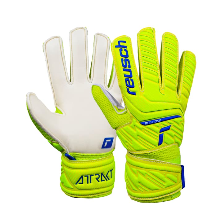 Image of Reusch Attrakt Solid Jr. Fussball-Torwarthandschuhe neongelb bei Migros SportXX