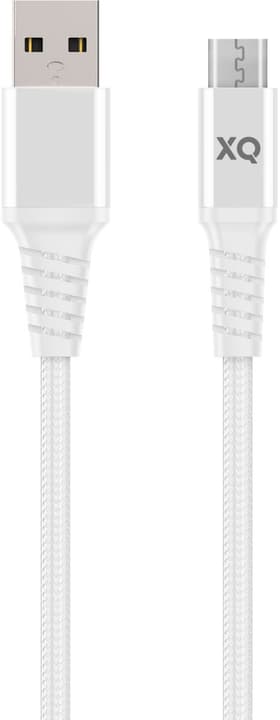 XQISIT Sync & Charge Cable microUSB to USB A 200cm Extra Strong Braided White Câble Sync & Charge Cable microUSB to USB A 200cm Extra Strong Braided White Câble XQISIT 798646100000 Photo no. 1