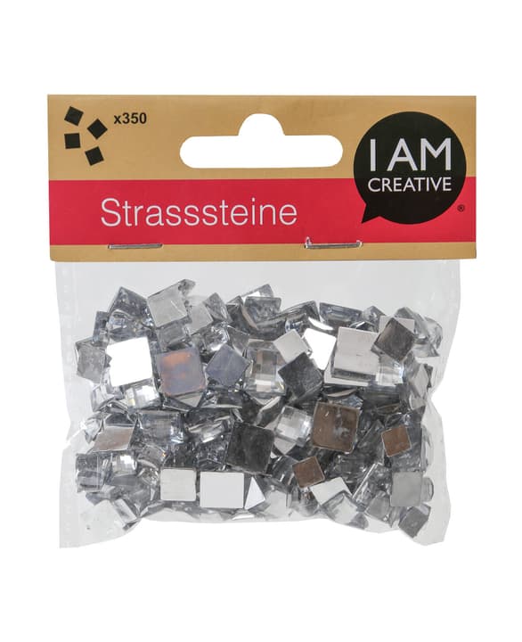 Strasssteine eckig, Schmucksteine (Pietre di strass quadrate, pietre decorative)