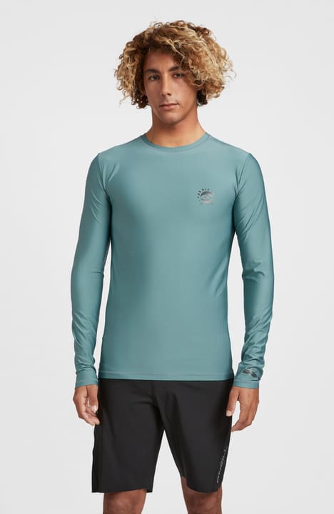 Image of O'Neill Camorro L/Slv Skins UVP-Shirt türkis