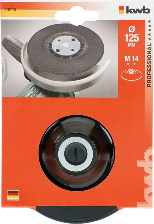 Image of kwb M 14, ø 125 mm, 1 Stk. Stützteller