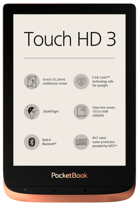 Pocketbook Touch HD 3 rosé eReader Touch HD 3 rosé eReader Pocketbook 785300150644 Photo no. 1