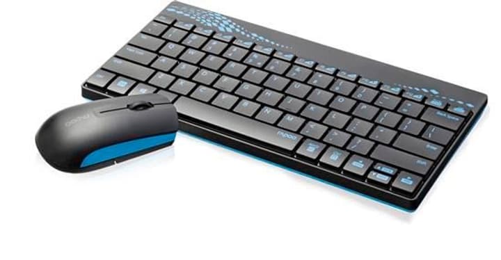 Rapoo Wireless Deskset 8000 Schwarz / Blau Wireless Deskset 8000 Schwarz / Blau Rapoo 785300124320 Bild Nr. 1