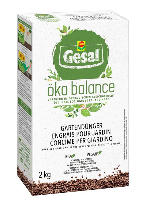 Image of Compo Gesal öko balance Gartendünger, 2 kg Feststoffdünger bei Do it + Garden von Migros