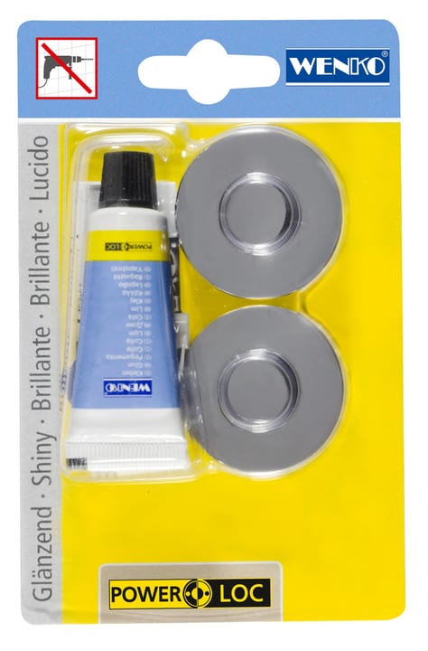 Image of WENKO Power-Loc Adapter Chrom bei Do it + Garden von Migros